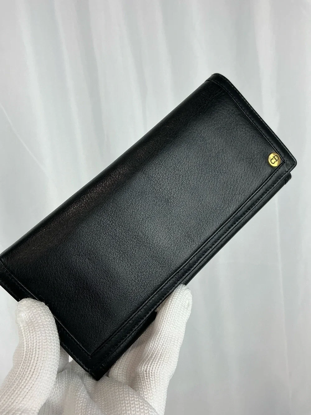 DIOR LONG WALLET BLACK VINTAGE